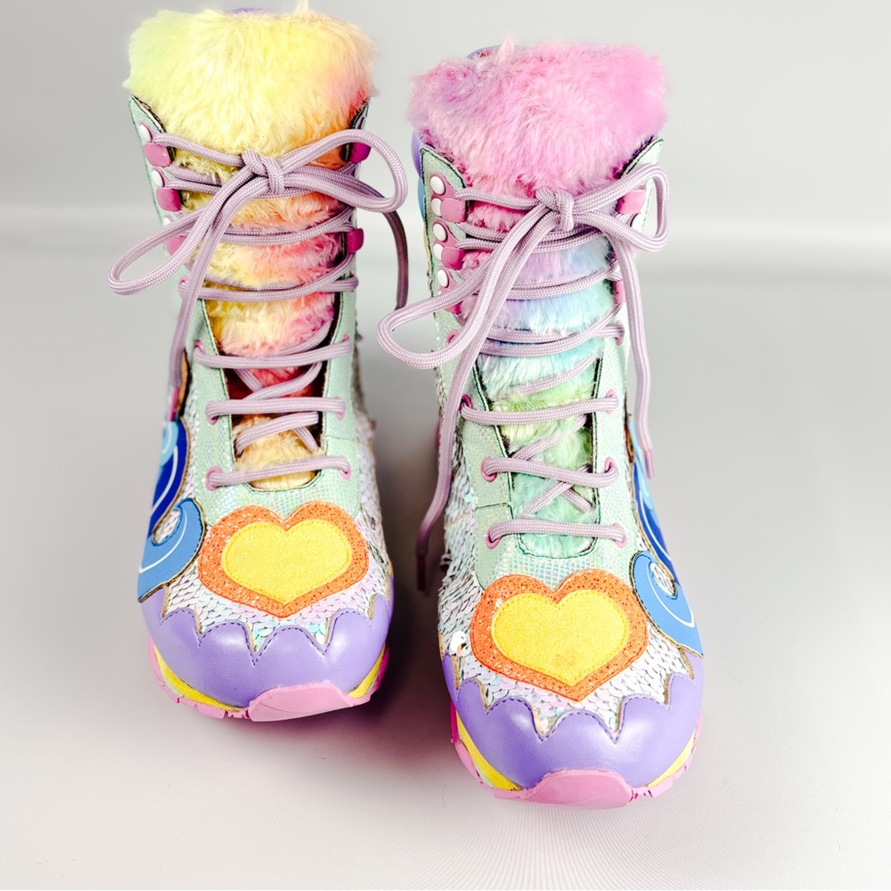 Irregular Choice Surf’s Up Sneakers | Hippo Pastel Boots | Size 38 | - Picture 7 of 8
